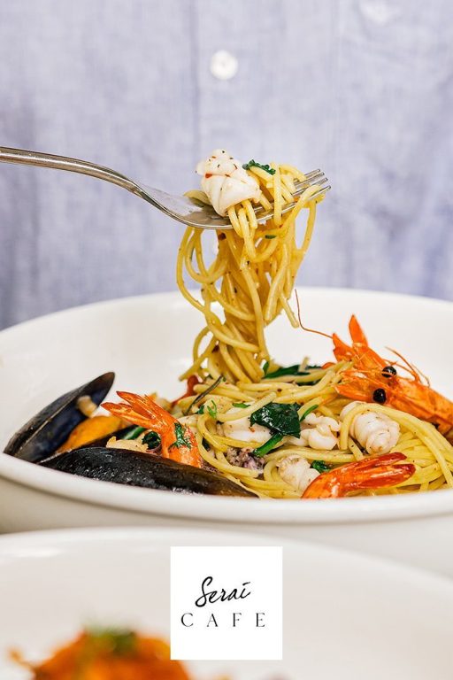 Seafood Spaghetti Aglio Olio